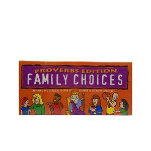 VTG Family Choices Proverbs Edition Faith Kidz Board Game Family Night